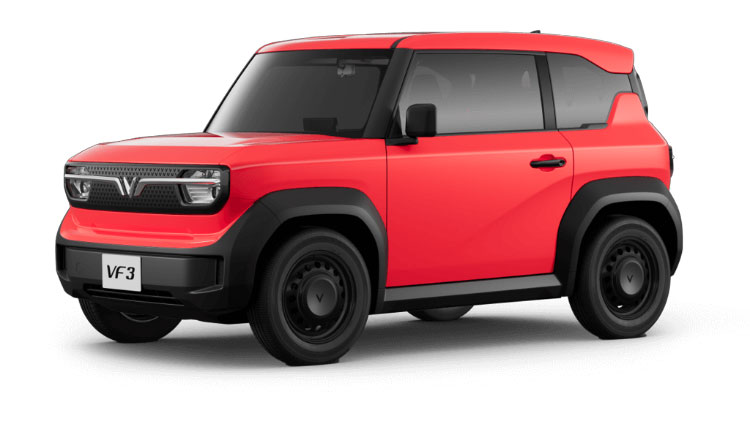 Vinfast VF3 - Màu đỏ